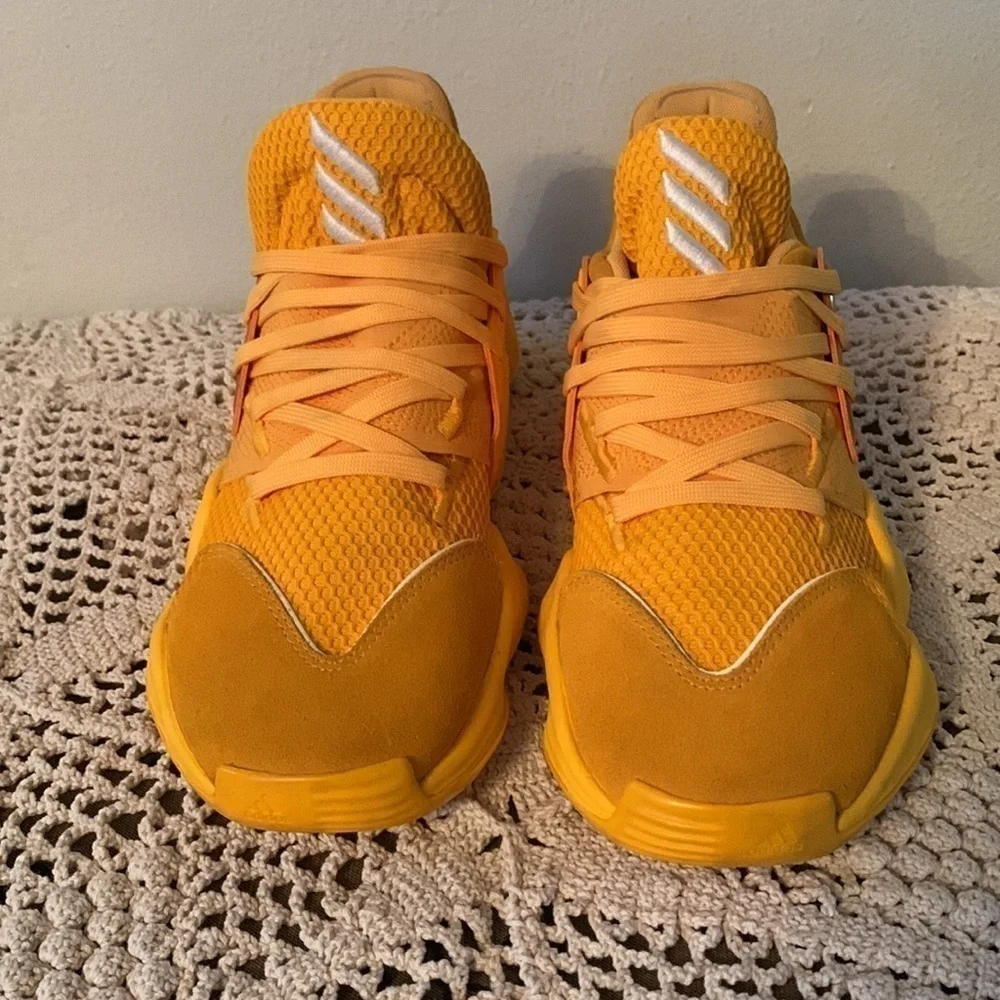 Adidas James Harden VOL 4 Yellow Athletic shoes Size 6 1/2